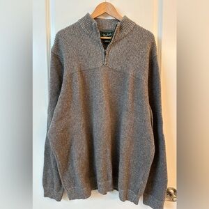 NEW Woolrich Men’s Quarter Zip Sweater